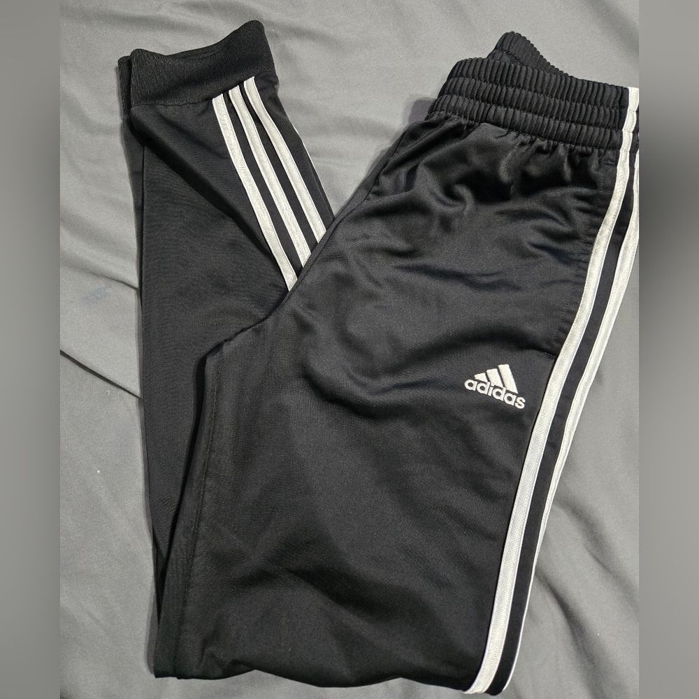 adidas Boys' Iconic Tricot Athletic Pants Sz 14/16 - Picture 5 of 11
